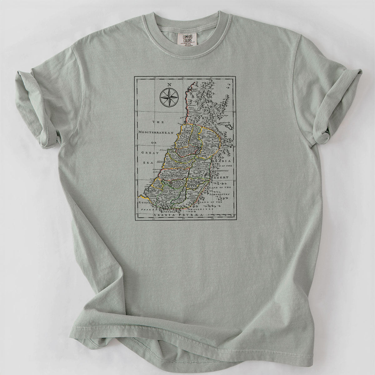 Map of the Promised Land - Antique Israel Map