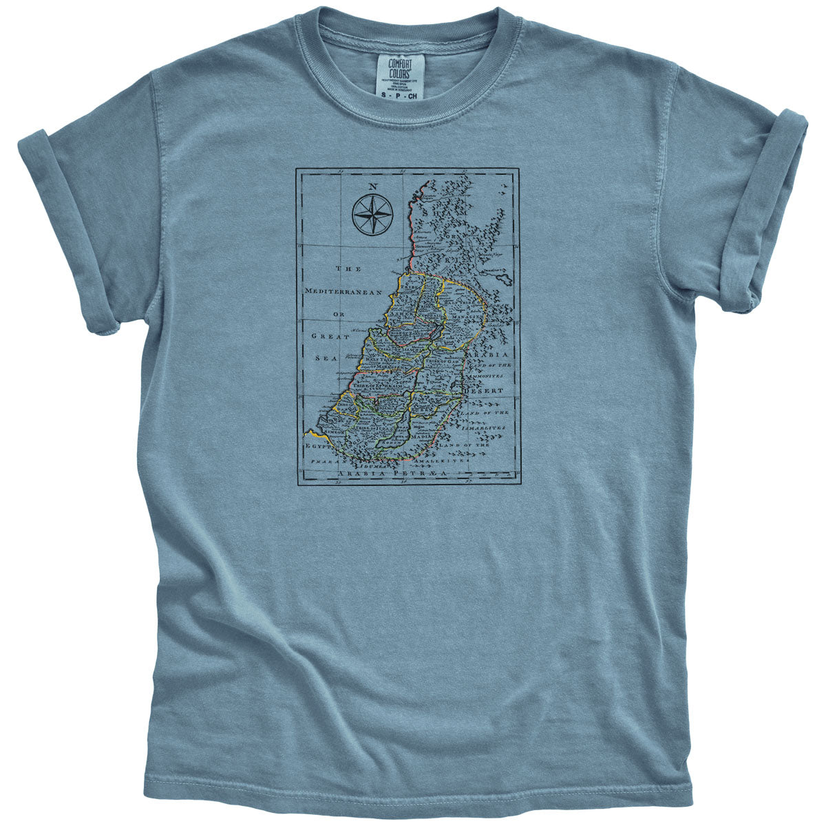 Map of the Promised Land - Antique Israel Map