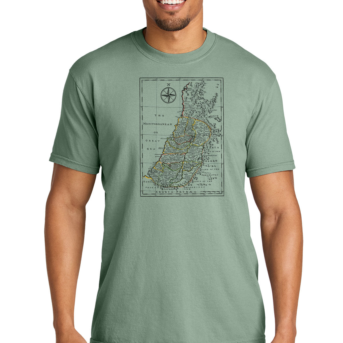 Map of the Promised Land - Antique Israel Map