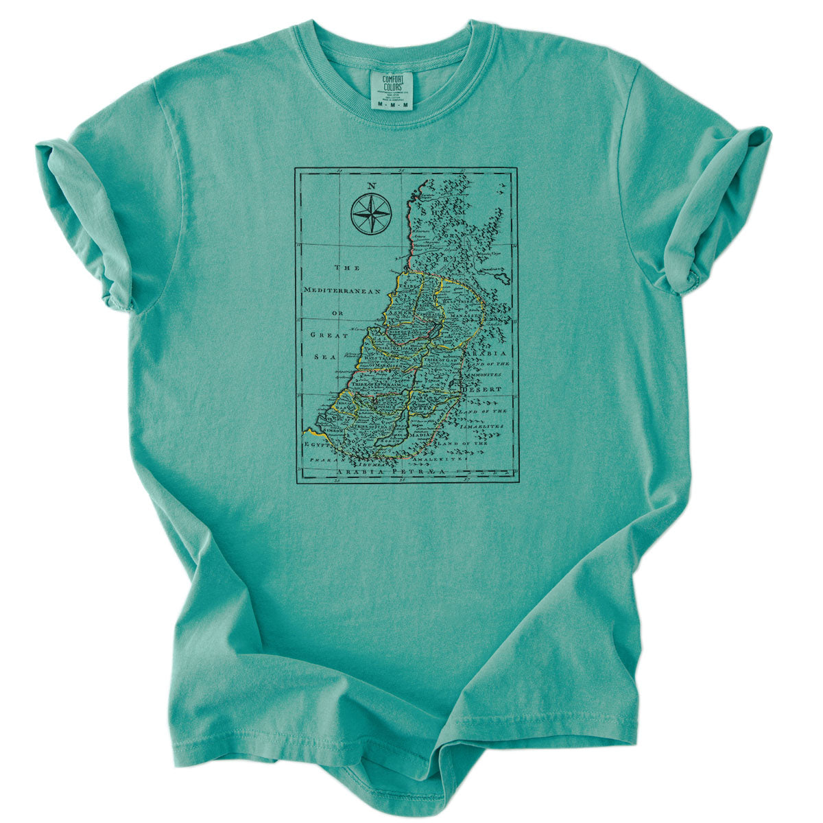Map of the Promised Land - Antique Israel Map