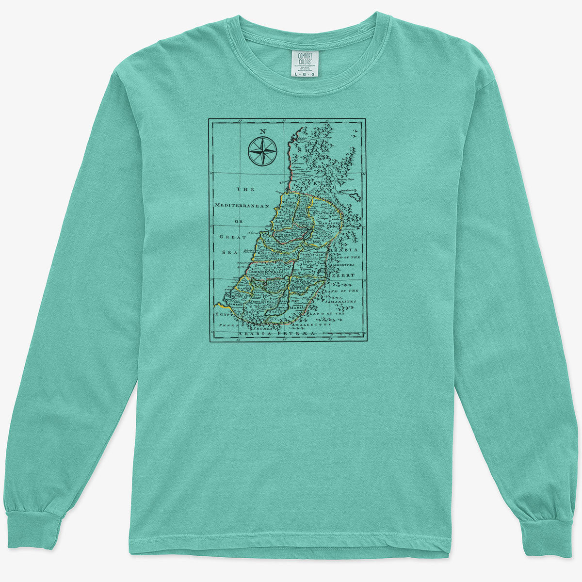 Map of the Promised Land - Antique Israel Map