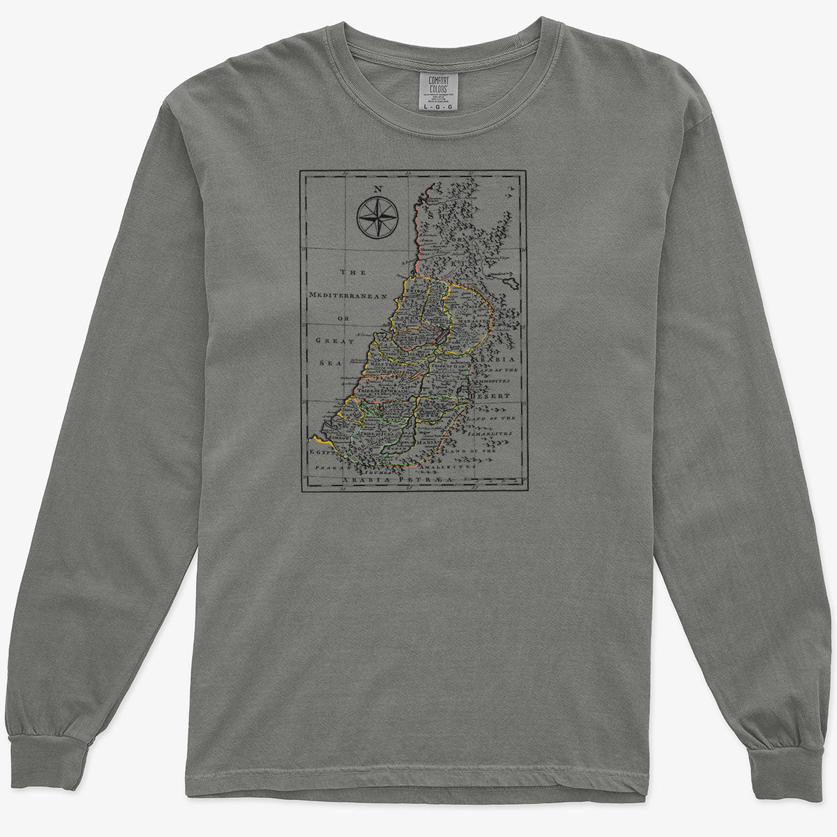 Map of the Promised Land - Antique Israel Map