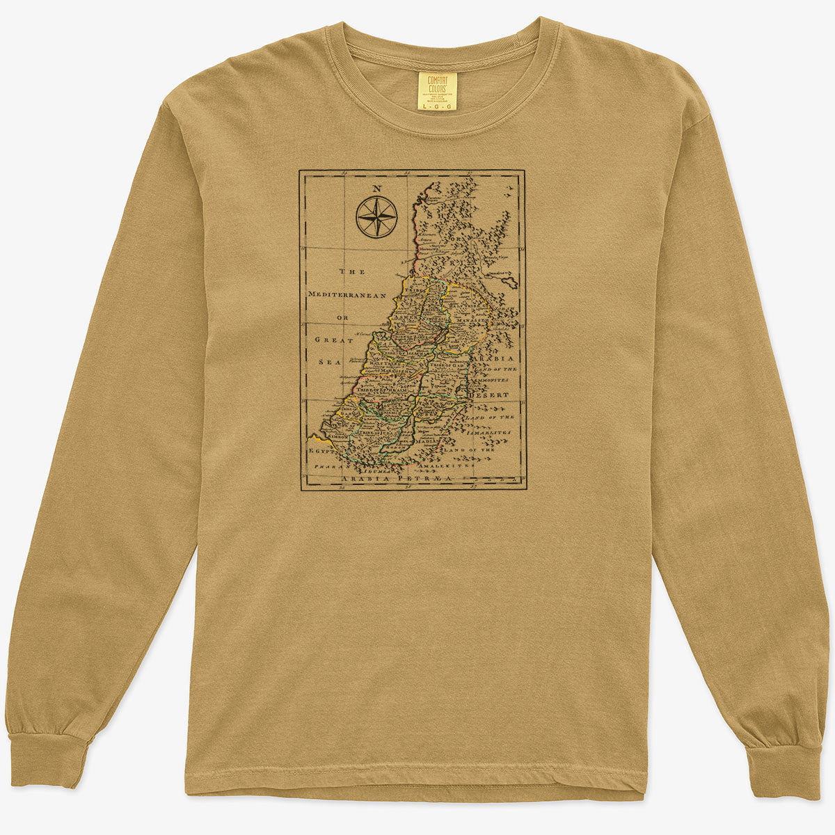 Map of the Promised Land - Antique Israel Map