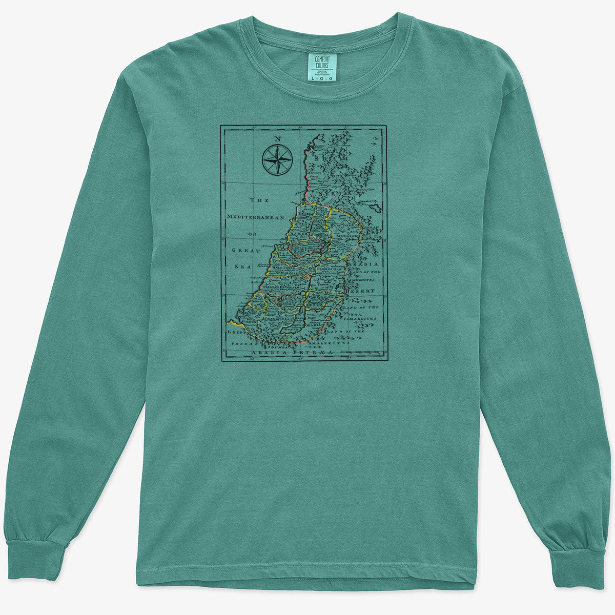 Map of the Promised Land - Antique Israel Map