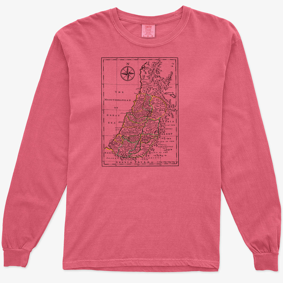 Map of the Promised Land - Antique Israel Map