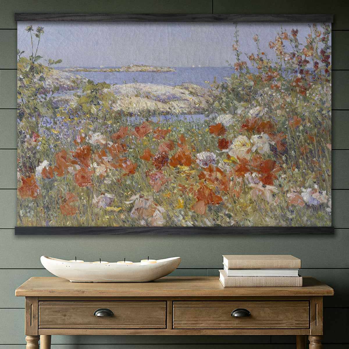 Vintage Coastal Wildflower Meadow