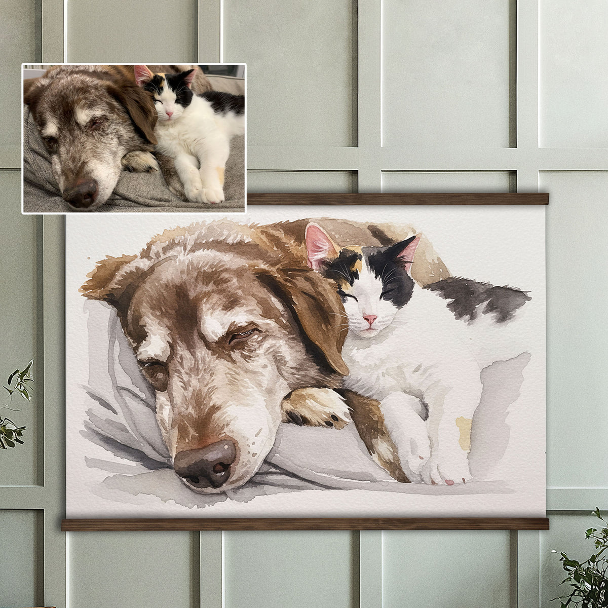 Turn Your Photo into a Custom Watercolor Painting