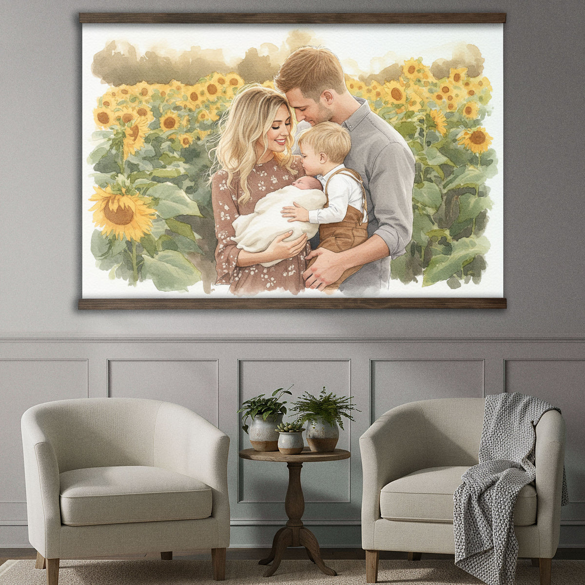 Turn Your Photo into a Custom Watercolor Painting