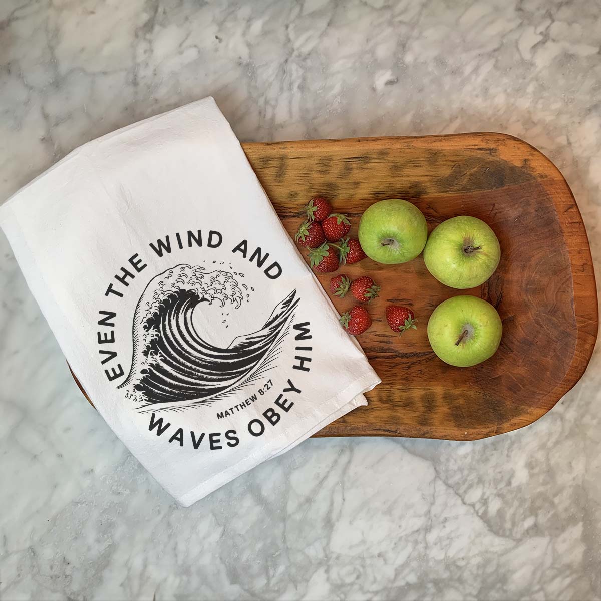 Even the Wind and Waves Obey Him Towel