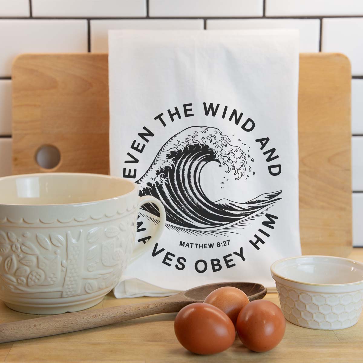 Even the Wind and Waves Obey Him Towel