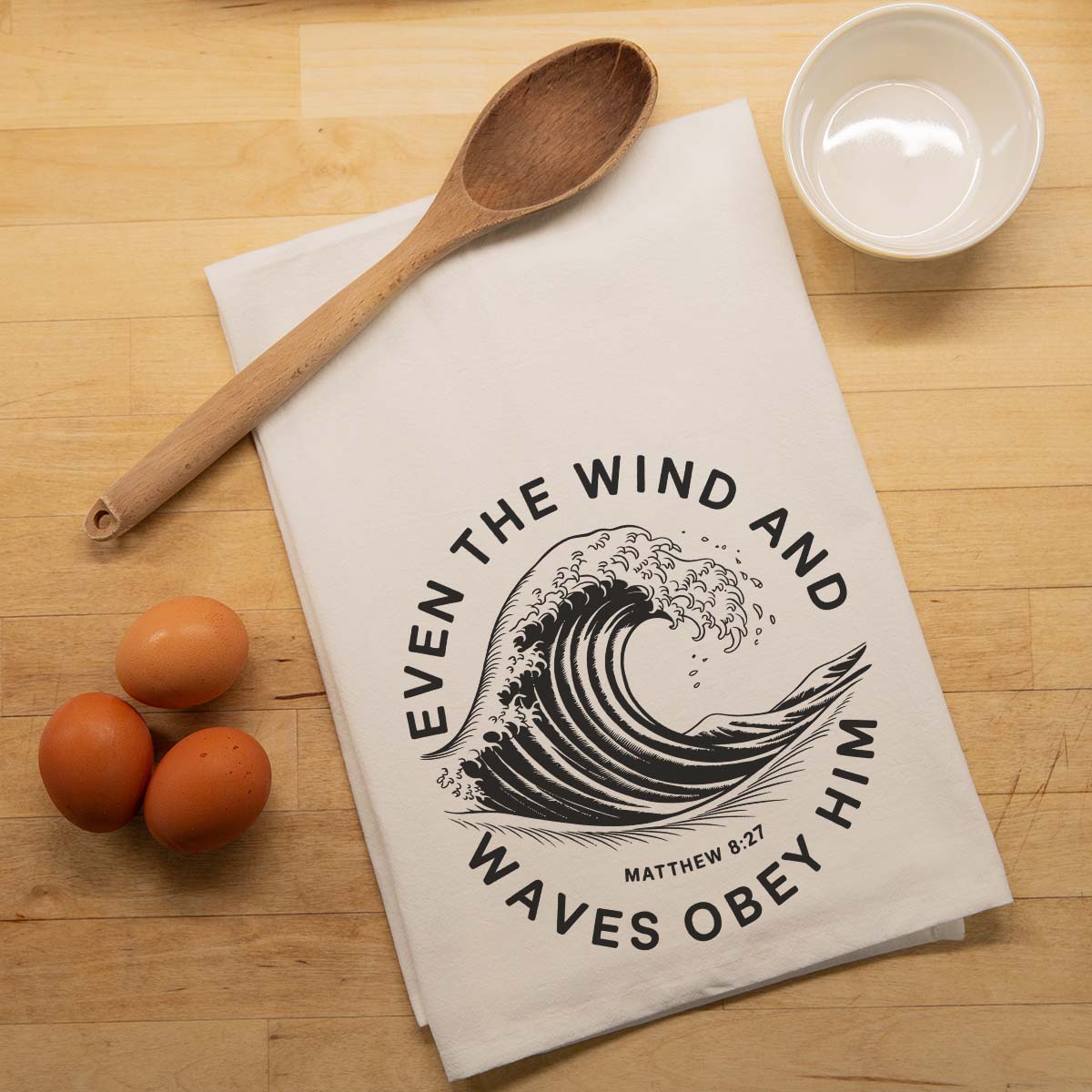 Even the Wind and Waves Obey Him Towel