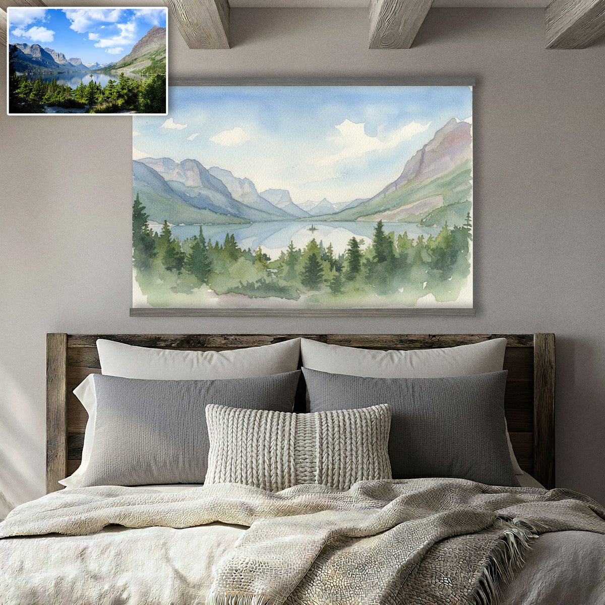 Turn Your Photo into a Custom Watercolor Painting