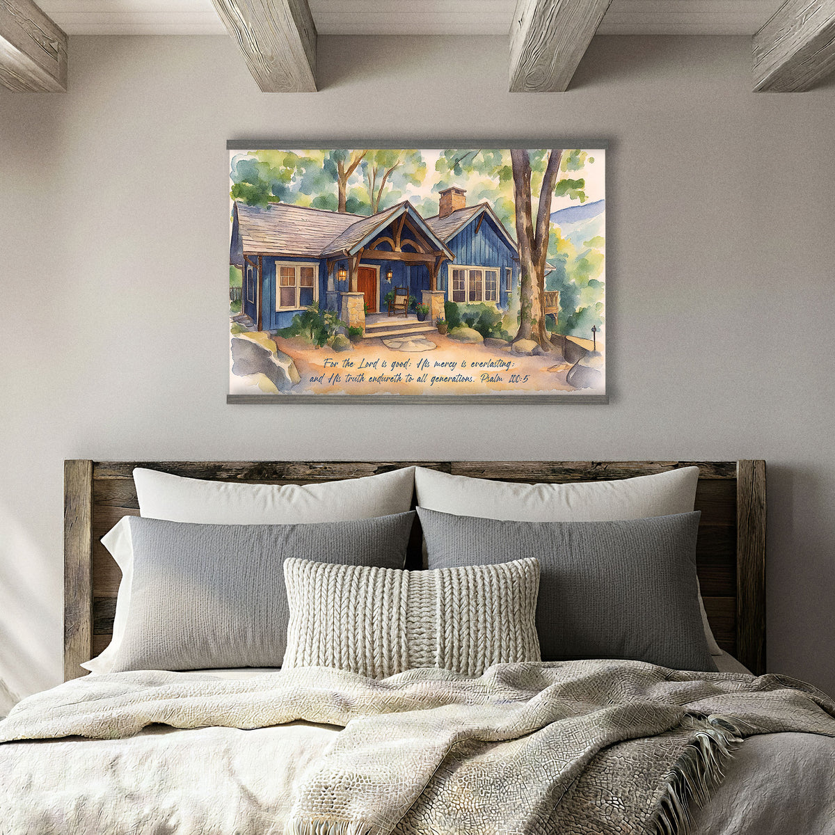 Custom Watercolor House Portrait