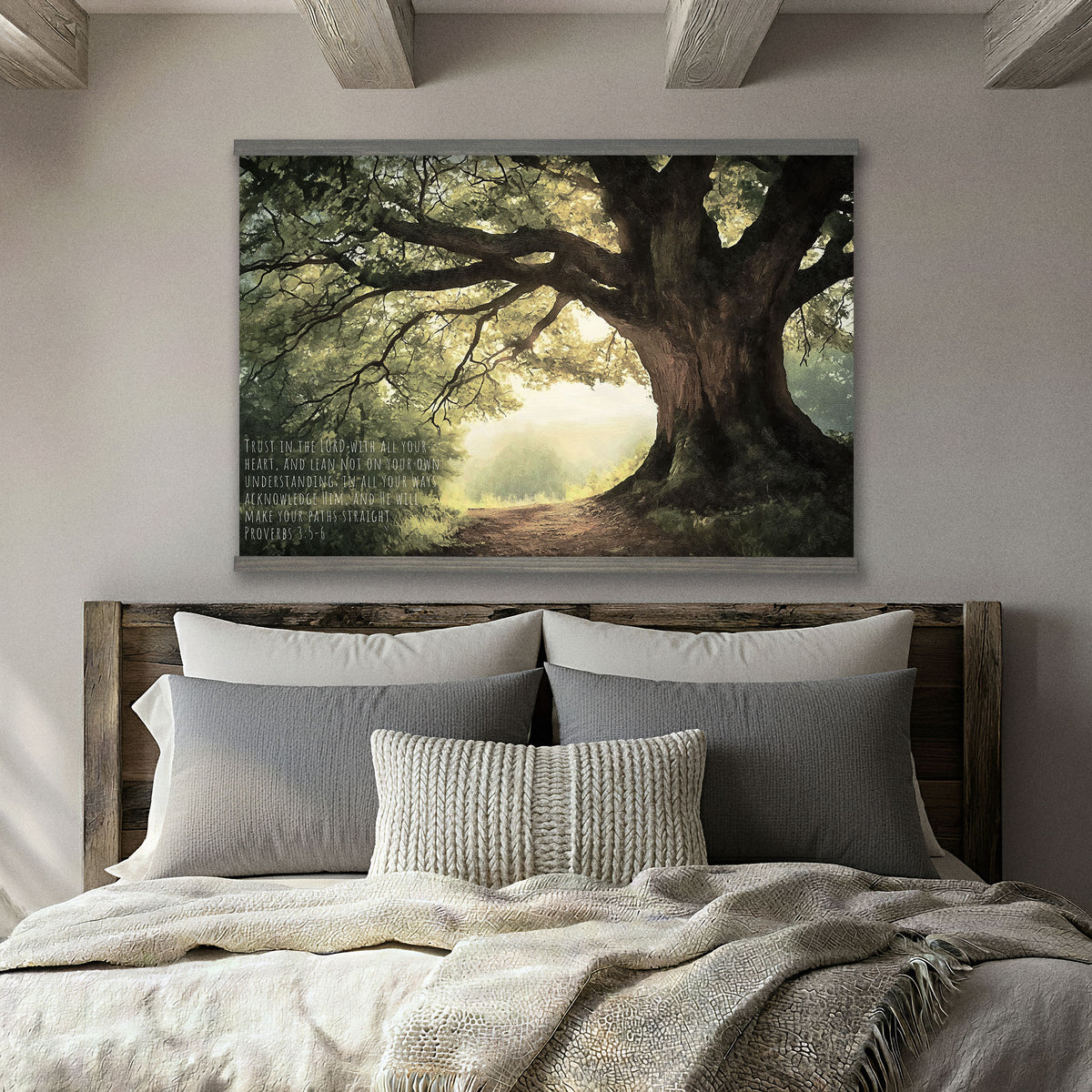 Large Oak Tree Path - Trust in the Lord - Proverbs 3:5-6