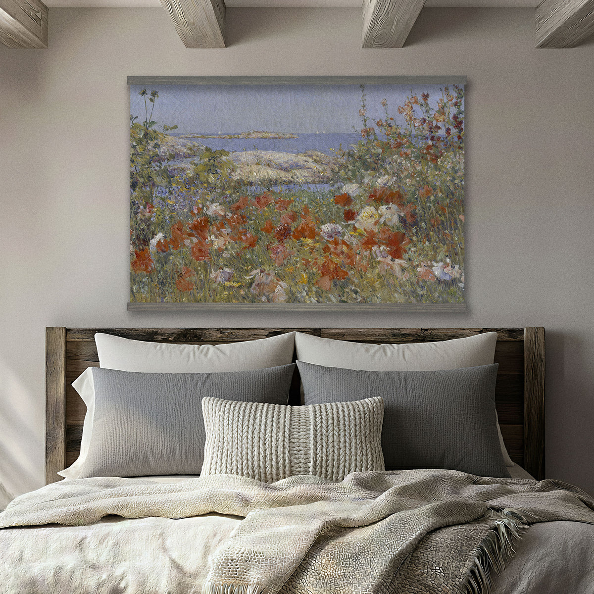 Vintage Coastal Wildflower Meadow