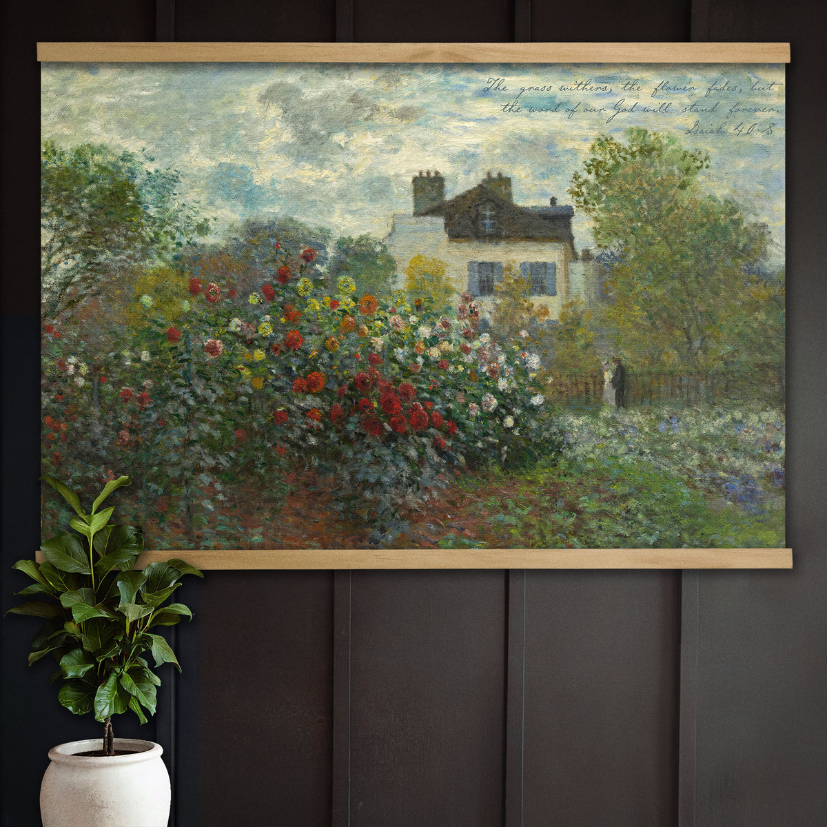 Vintage Flower Garden - The Word of Our God Will Stand Forever