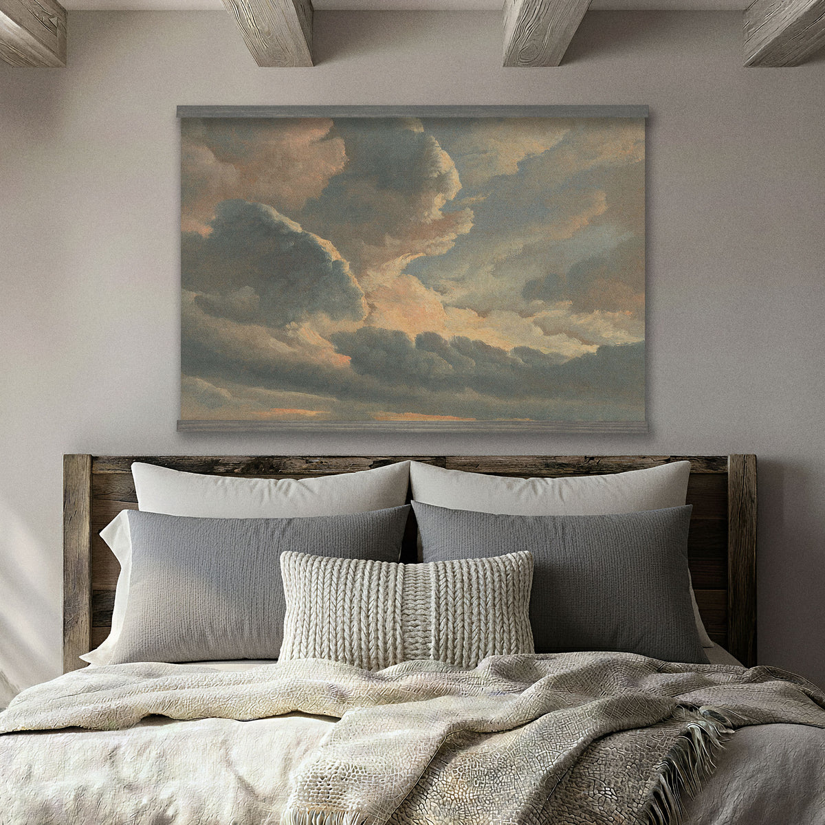 Vintage Sky and Cloud Painting