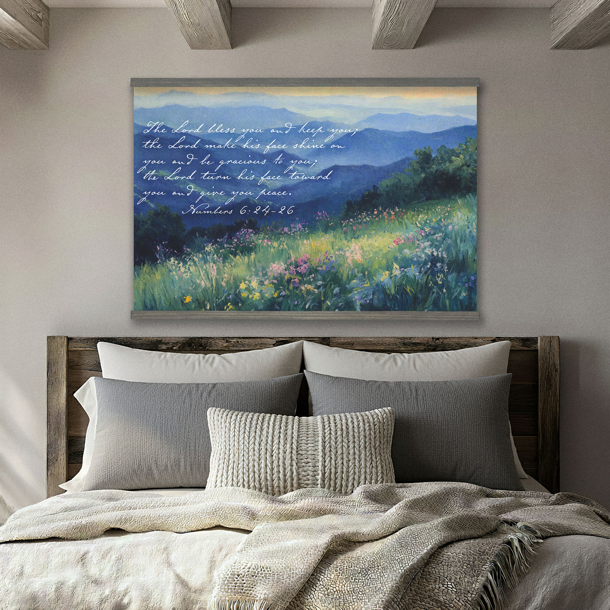 The Aaronic Blessing - The Lord Bless You and Keep You - Mountain Landscape