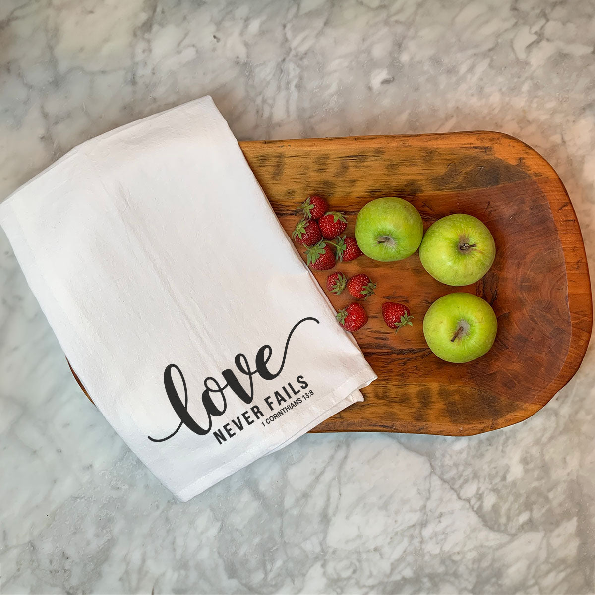 Love Never Fails Towel