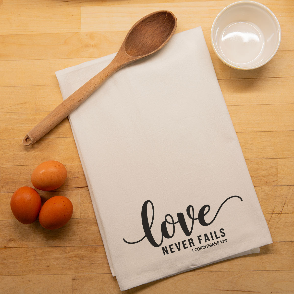 Love Never Fails Towel