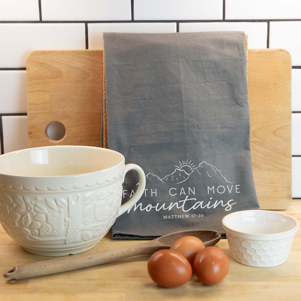 Faith Can Move Mountains Towel