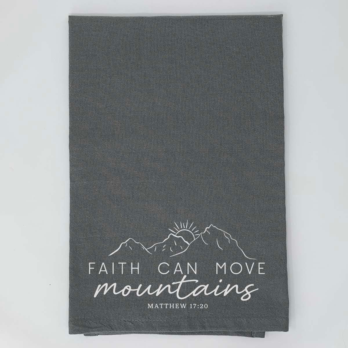 Faith Can Move Mountains Towel