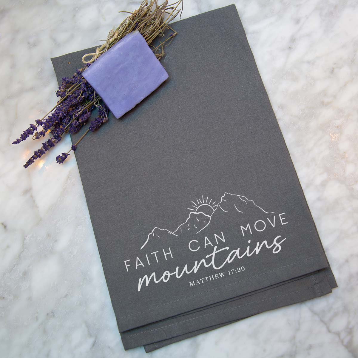 Faith Can Move Mountains Towel