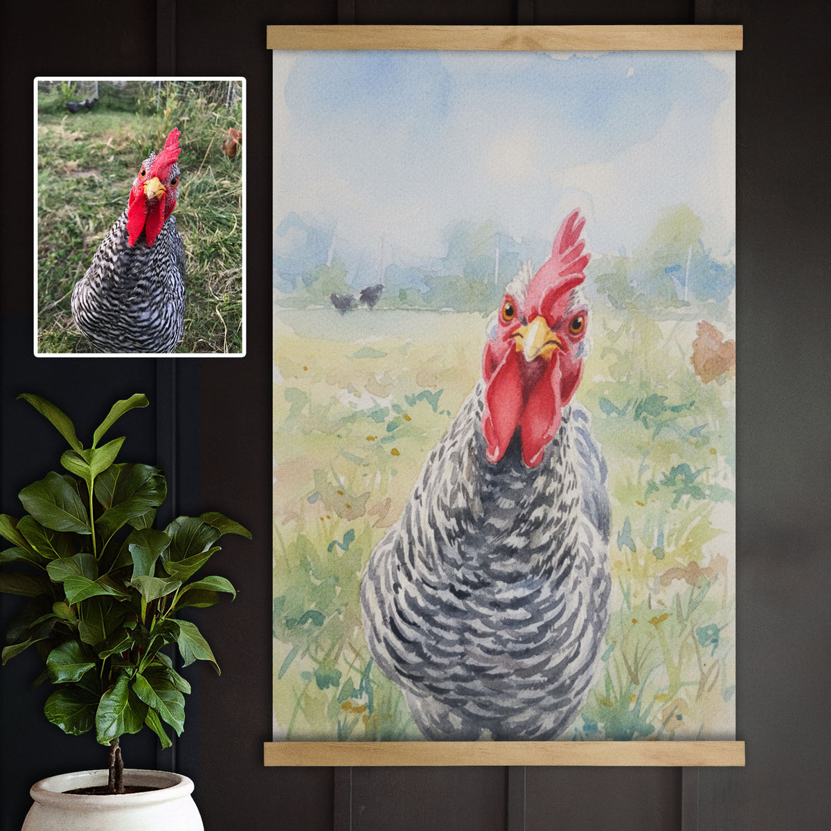 Turn Your Photo into a Custom Watercolor Painting