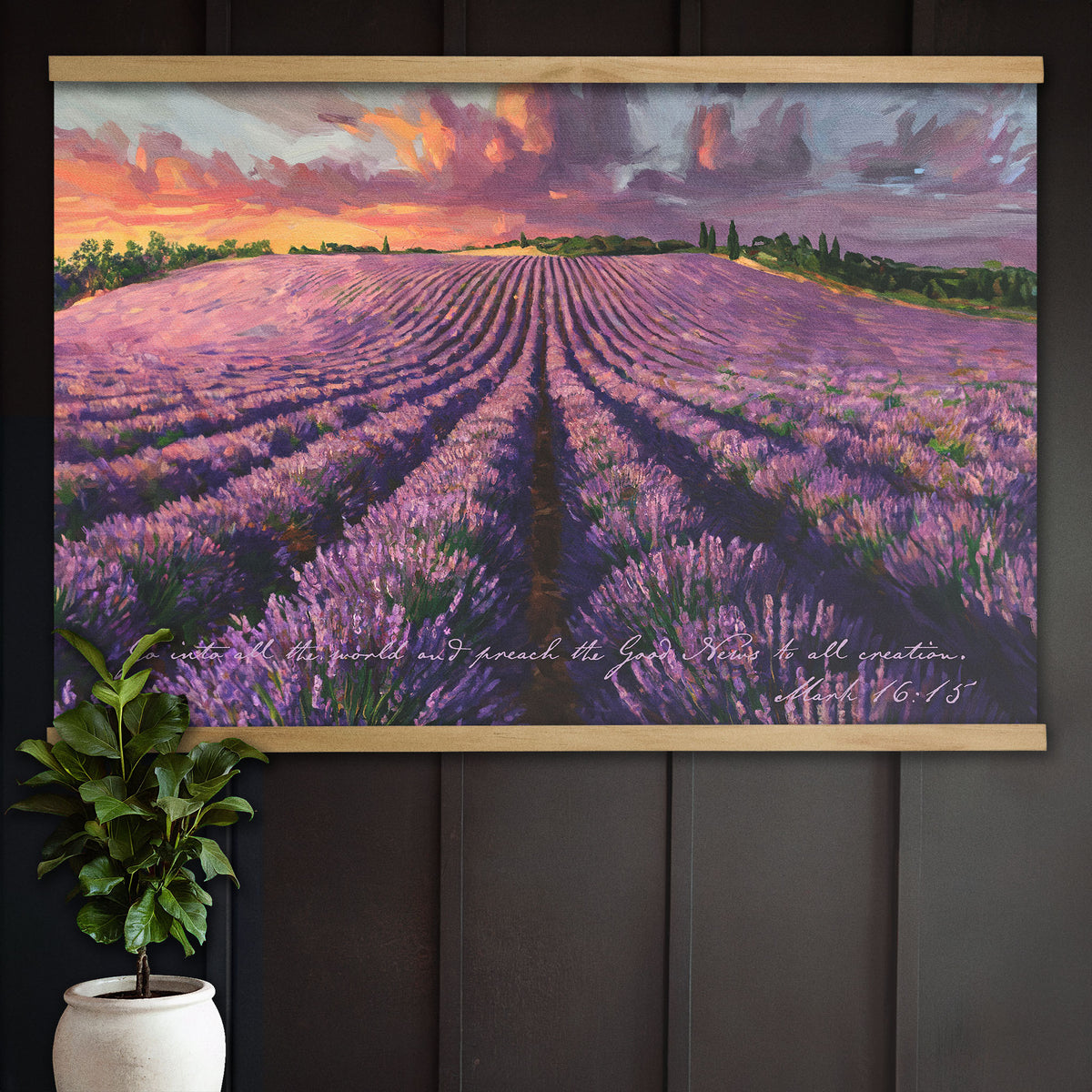French Lavender Fields - Preach the Good News to All Creation