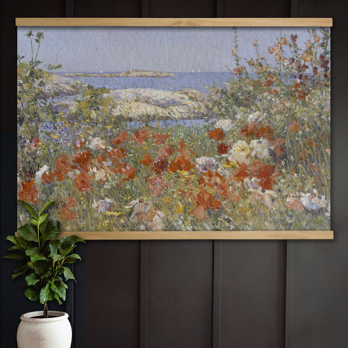 Vintage Coastal Wildflower Meadow