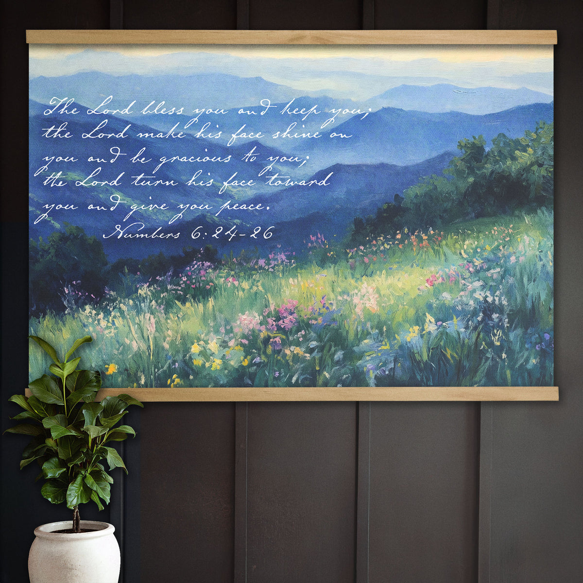 The Aaronic Blessing - The Lord Bless You and Keep You - Mountain Landscape