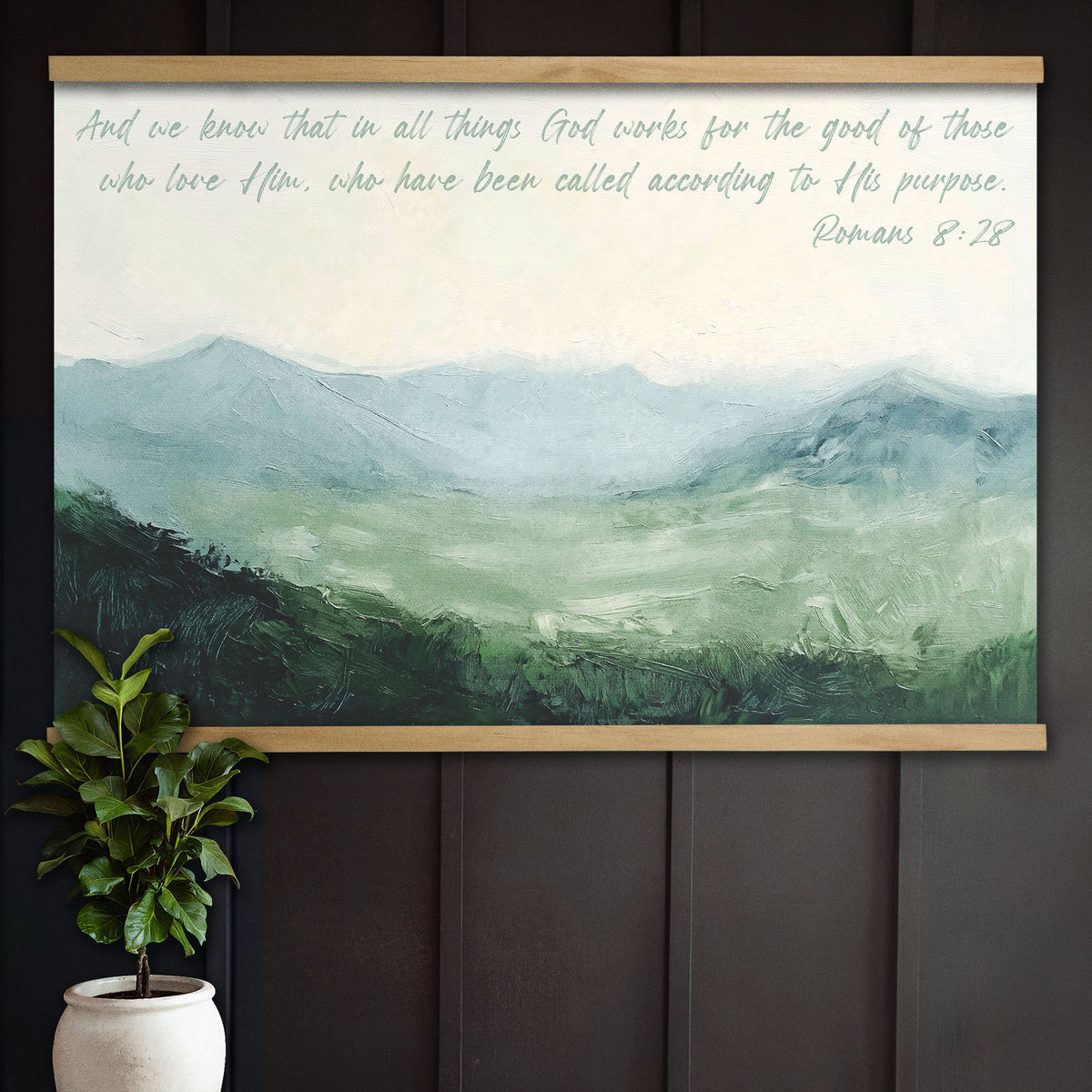 Abstract Rolling Hills - Called According to His Purpose