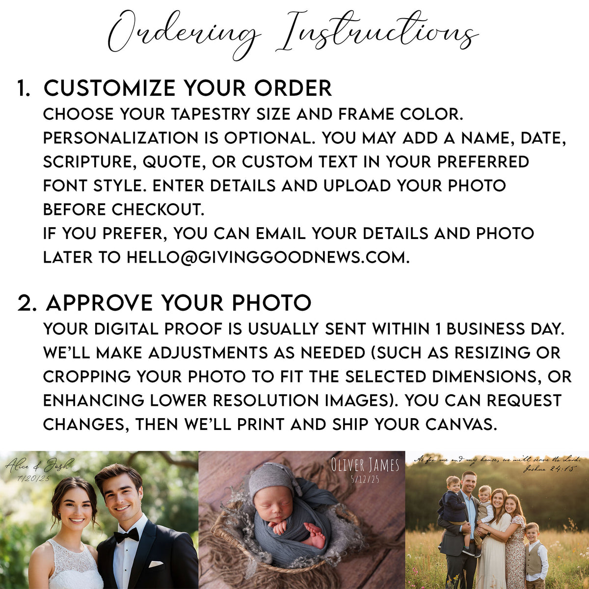 Custom Photo - Your Picture on Canvas
