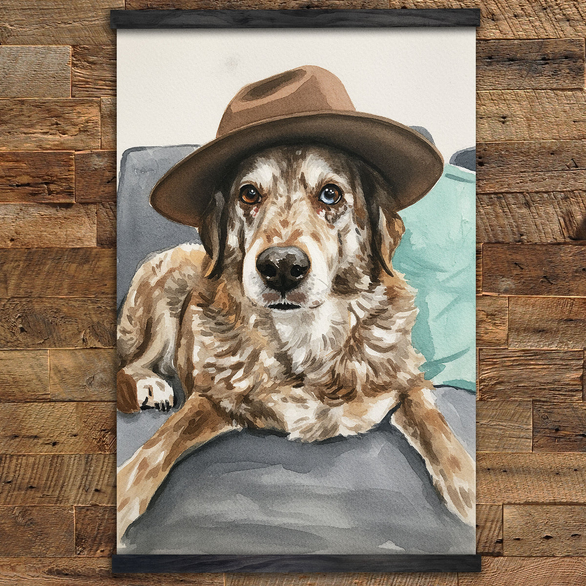Custom Watercolor Dog Portrait