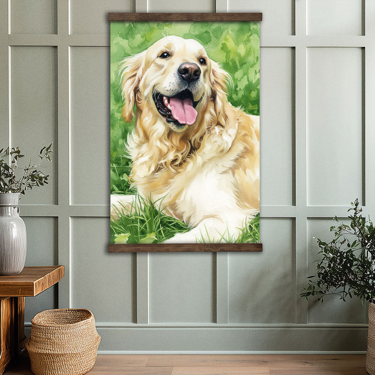 Custom Watercolor Dog Portrait