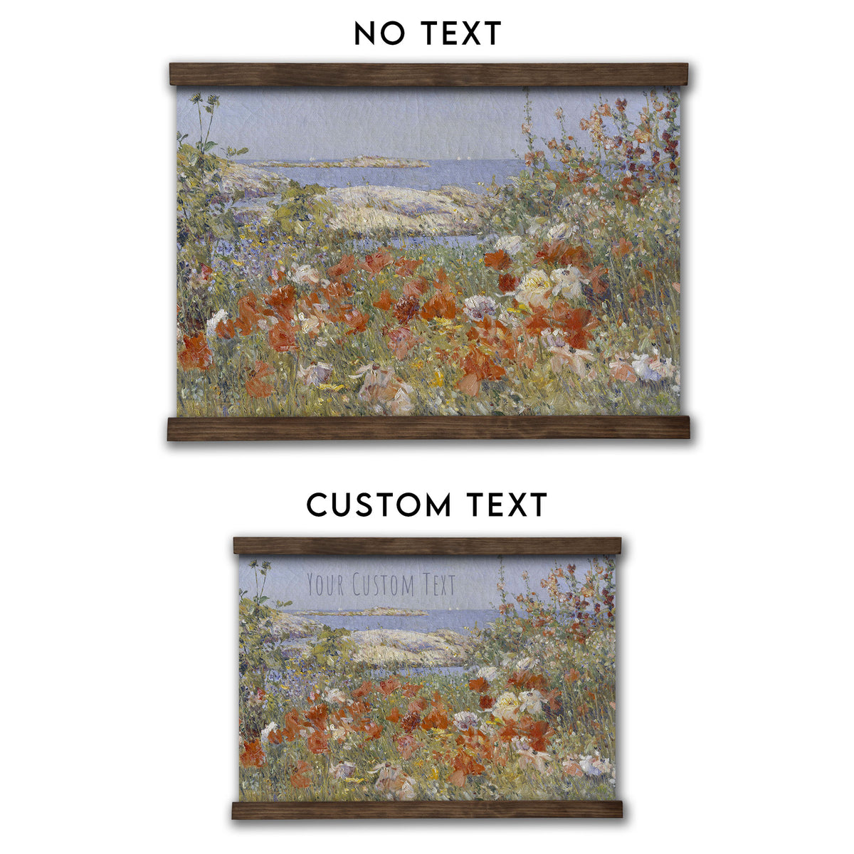 Vintage Coastal Wildflower Meadow