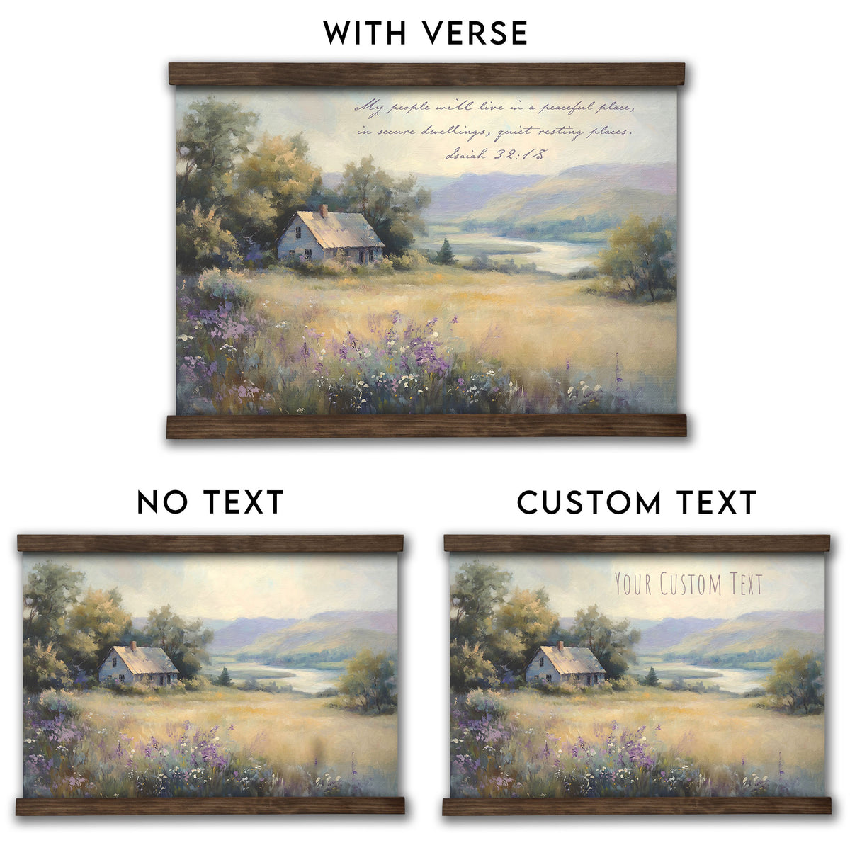 Countryside Cottage Landscape - A Quiet Resting Place