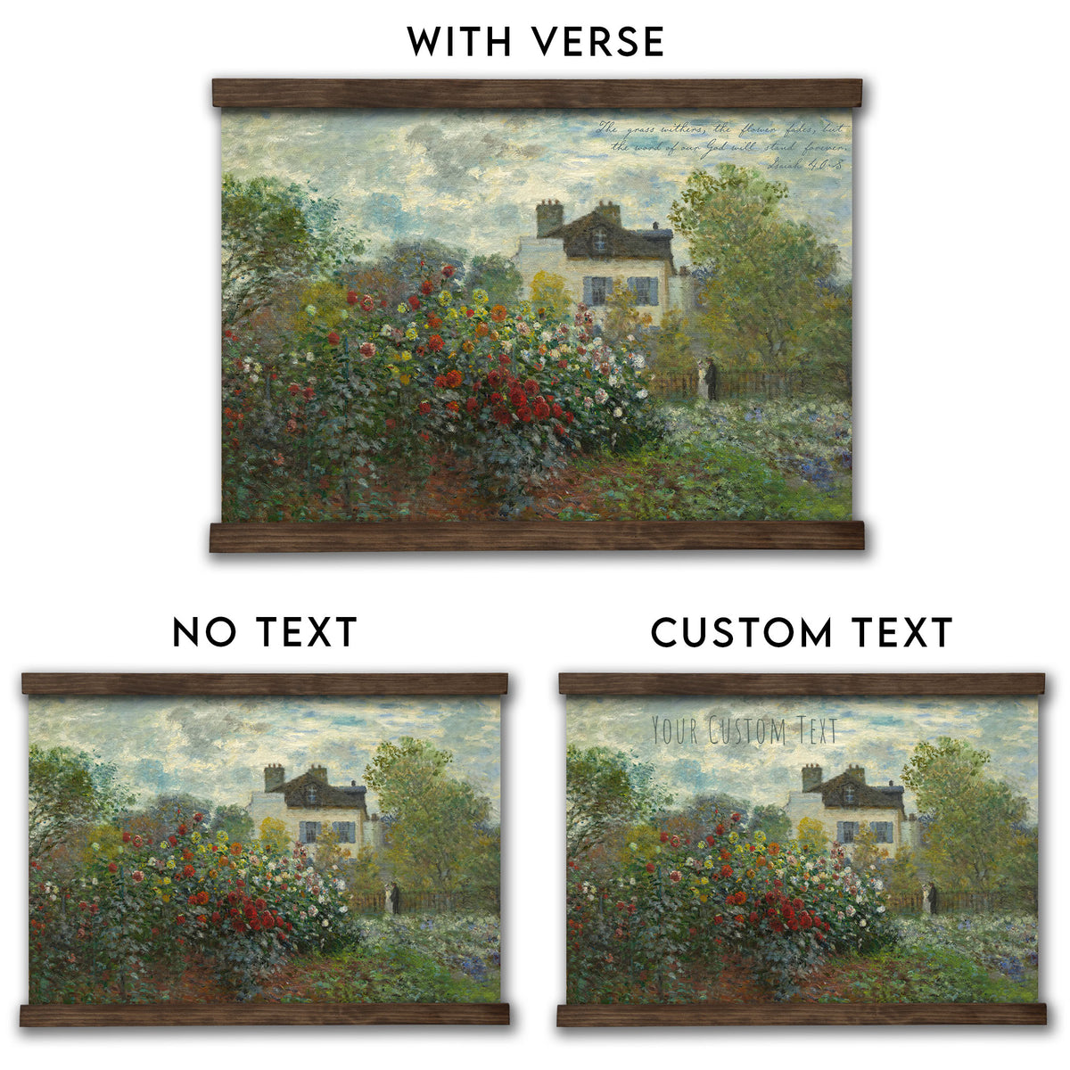 Vintage Flower Garden - The Word of Our God Will Stand Forever