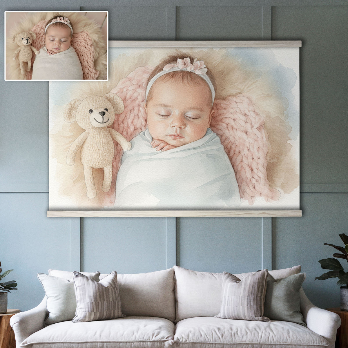 Turn Your Photo into a Custom Watercolor Painting