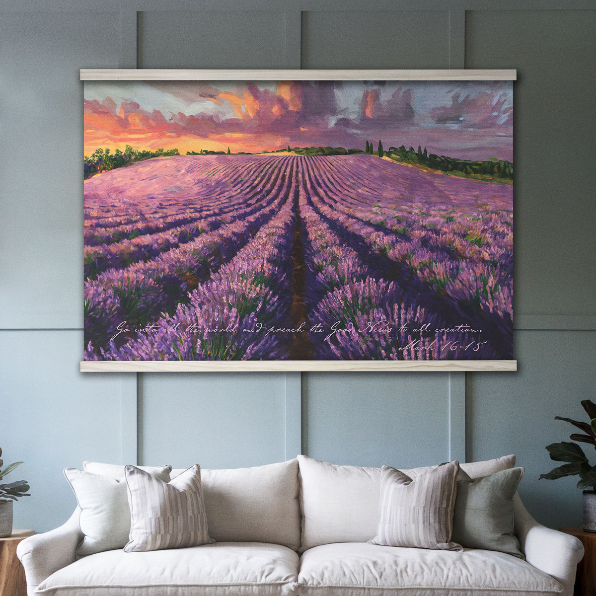 French Lavender Fields - Preach the Good News to All Creation