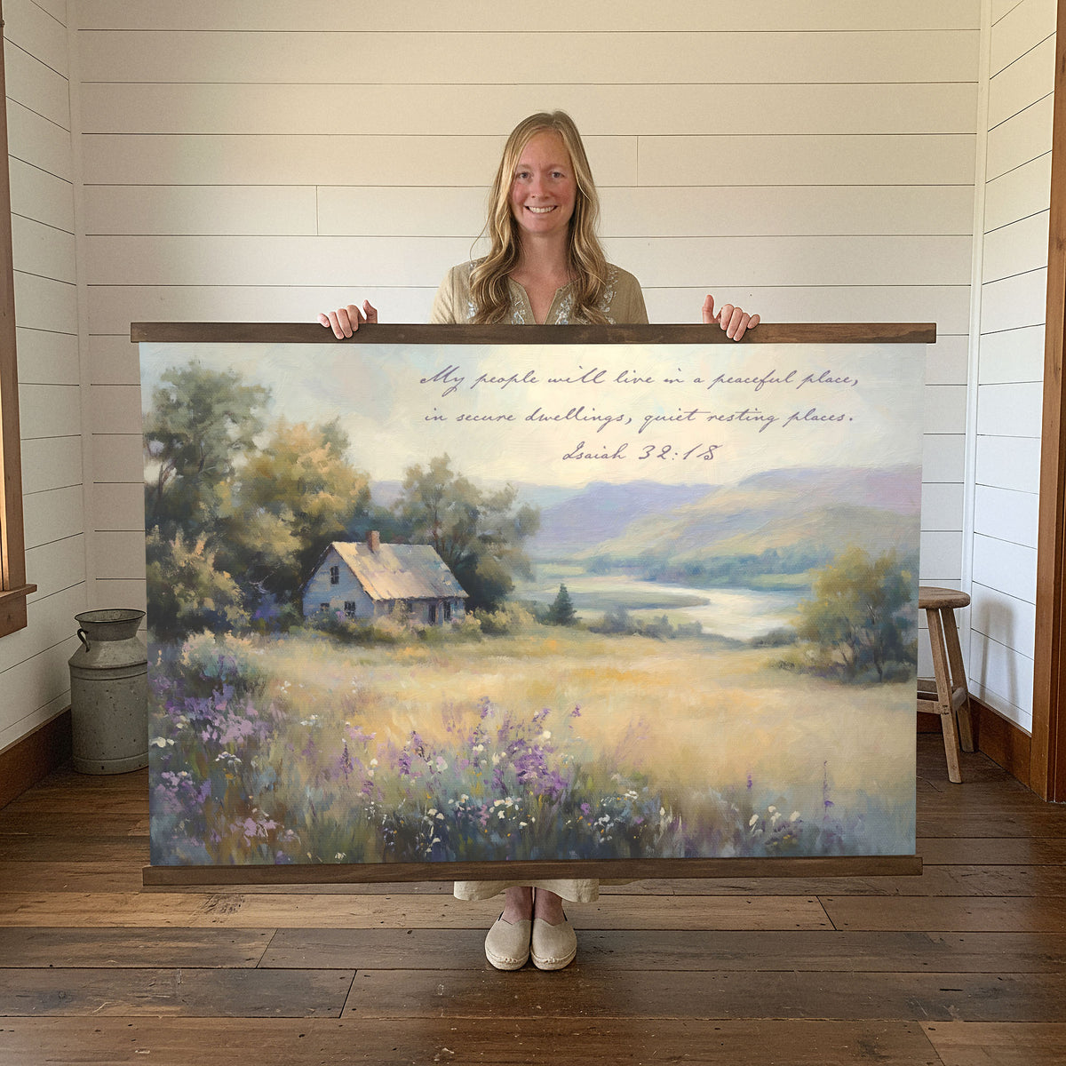 Countryside Cottage Landscape - A Quiet Resting Place