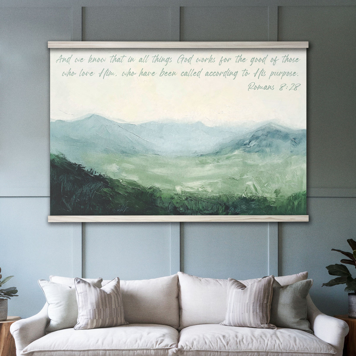 Abstract Rolling Hills - Called According to His Purpose