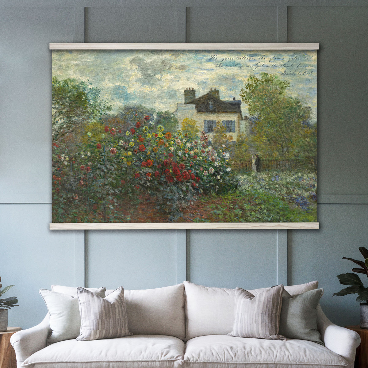 Vintage Flower Garden - The Word of Our God Will Stand Forever
