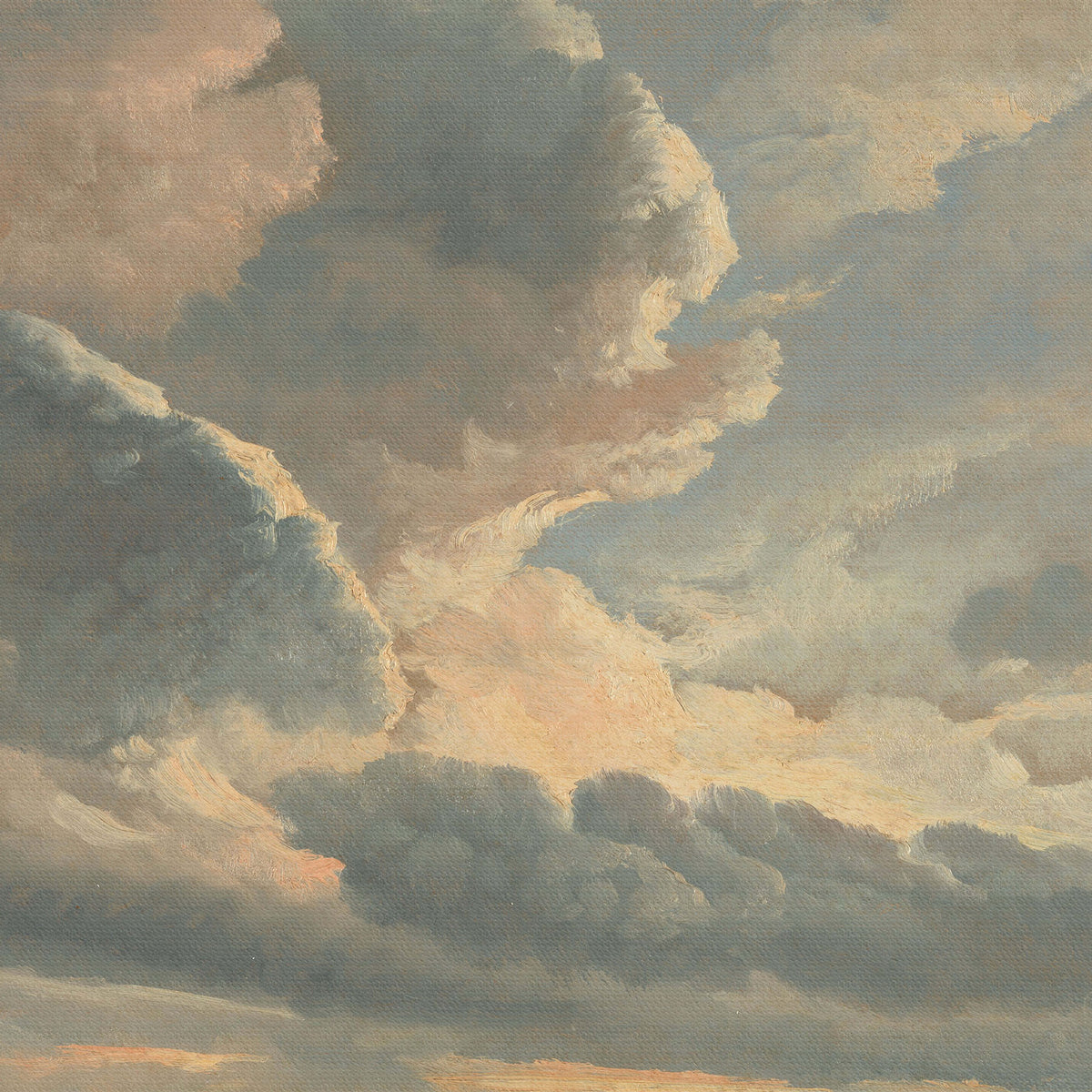 Vintage Sky and Cloud Painting
