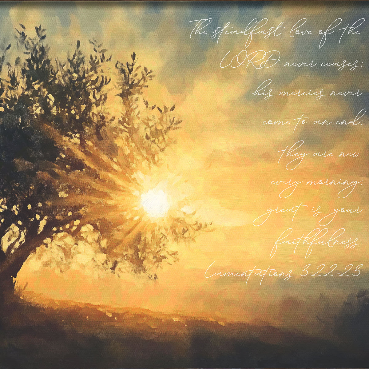 His Mercies Never Come to an End