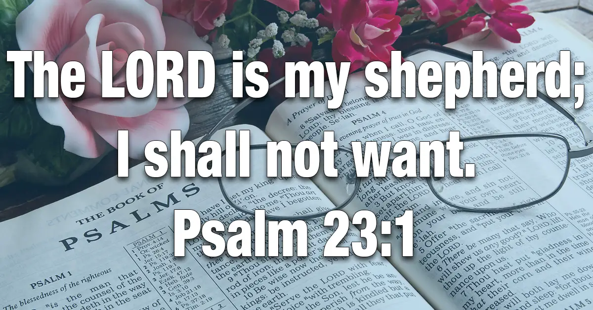 Psalm 23:1